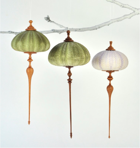 Ashley Harwood urchin ornaments