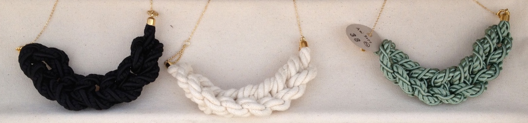 Rope necklaces by Homako