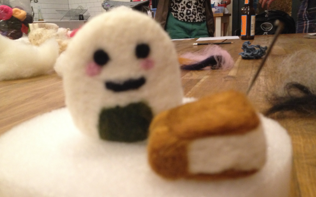 needle felted creatures